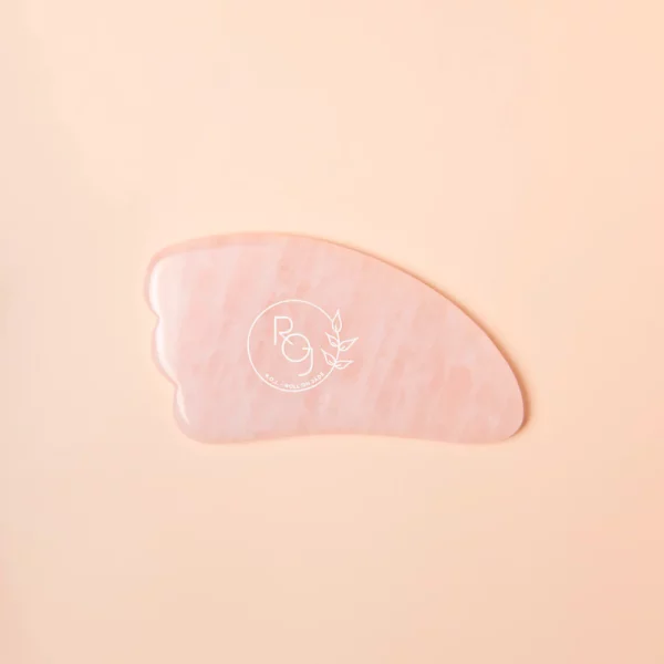 Gua sha  Quartz rose